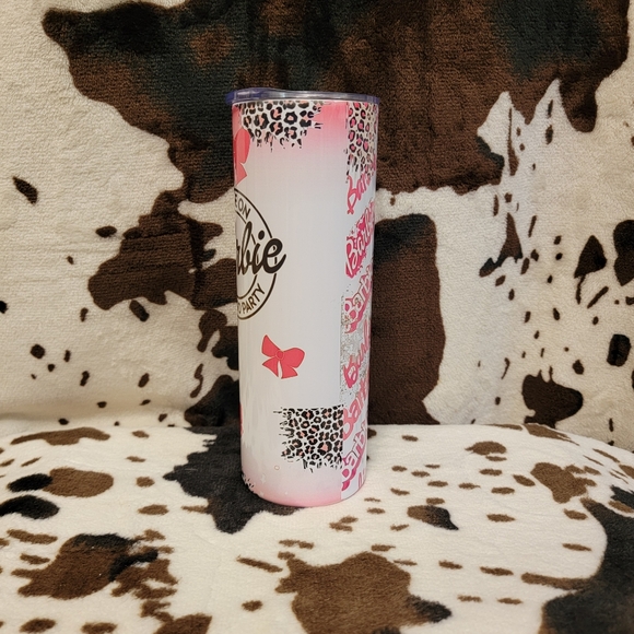 Barbie Animal Print 20oz Skinny Tumbler Insulated Cup - Picture 5 of 12